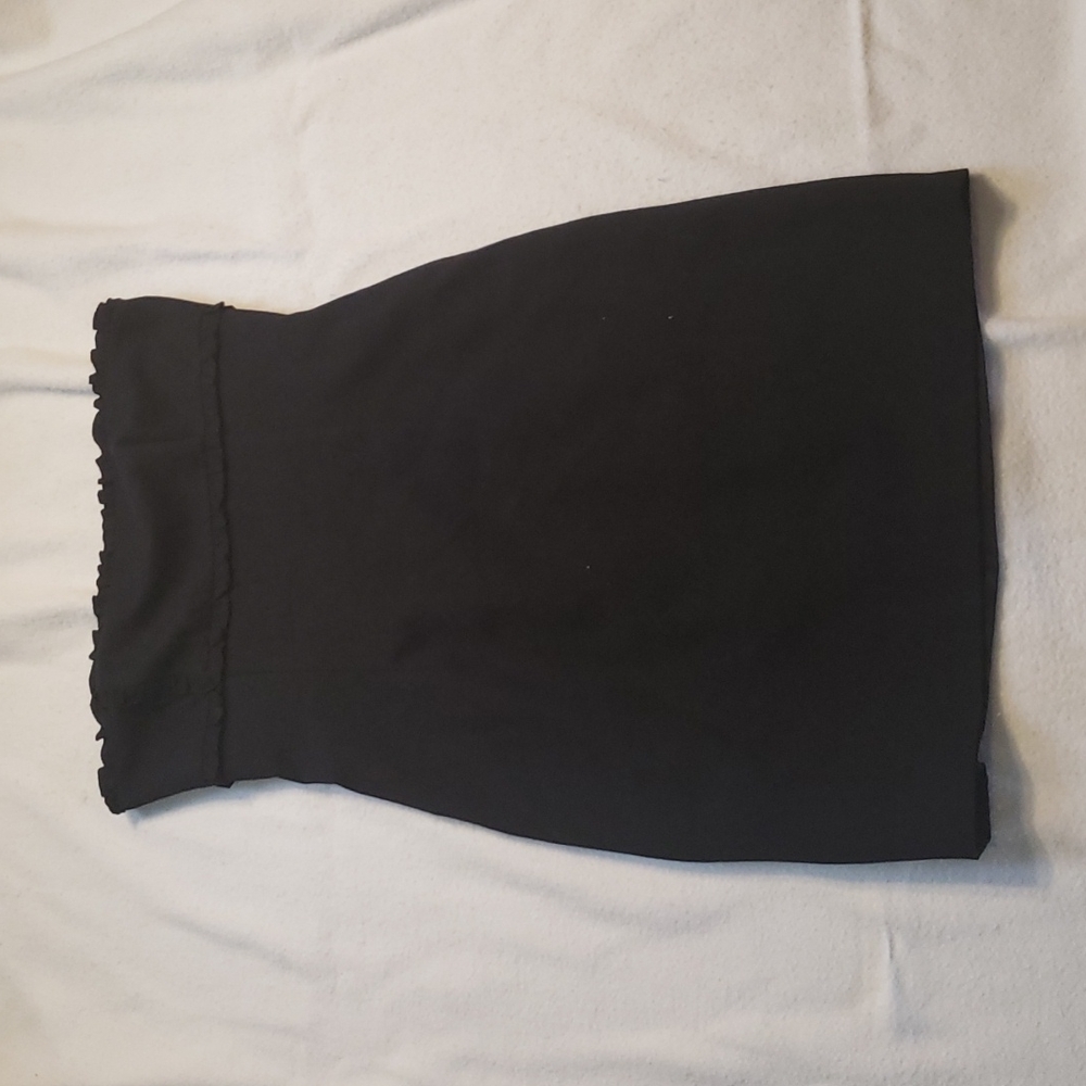 JaneStreet Strapless Black Textured Cocktail Dress